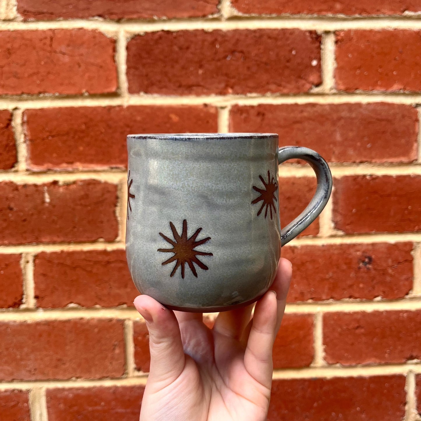 dark starburst mug | storm